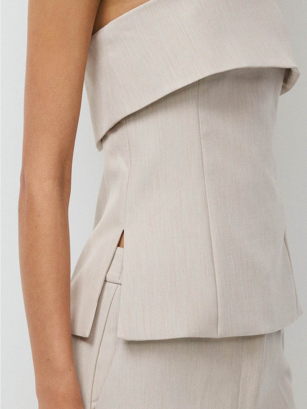 Aritzia Element Tube Top - Eversential™ heather matte pear sz 4, 10
